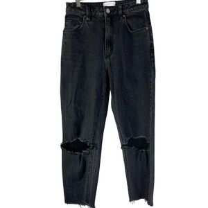 Abrand Jeans Distressed Skinny Jean Size 26 Color Black